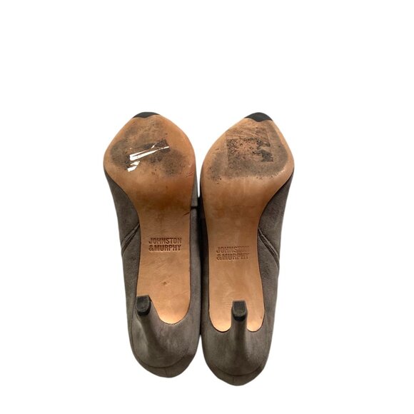 Johnston & Murphy Leather Ankle Booties Taupe Size 6.5 - Picture 10 of 12